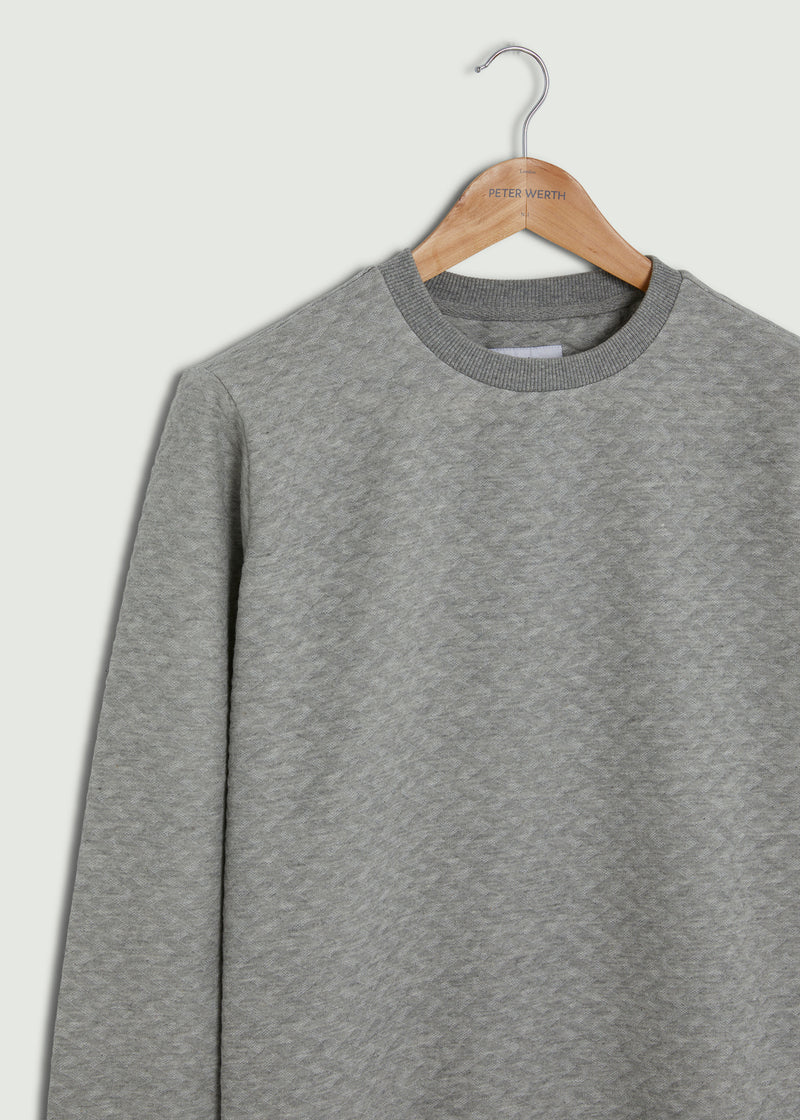 Fletching Sweatshirt - Grey Marl