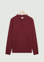Load image into Gallery viewer, Barone Long Sleeved Polo - Burgundy