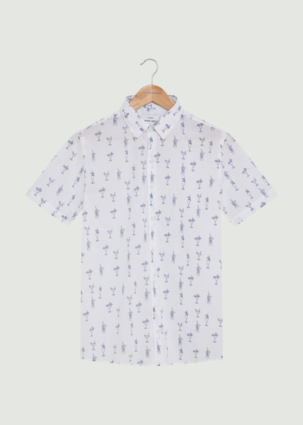 Langton Short Sleeve Shirt - White