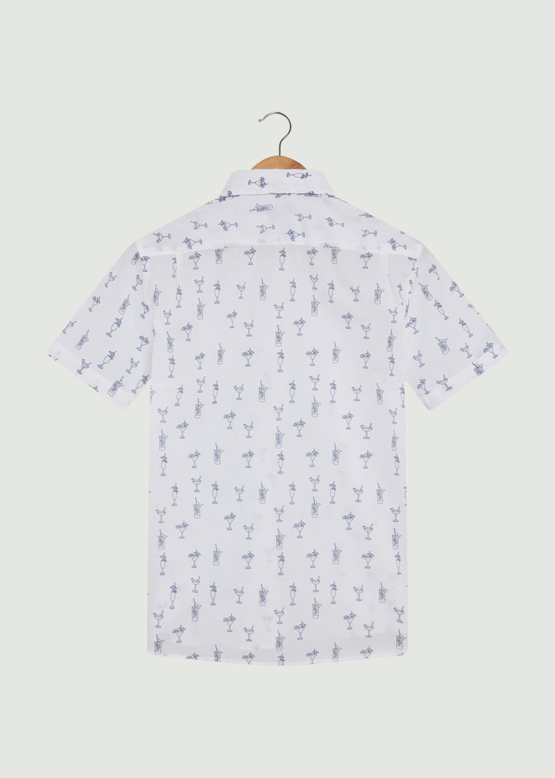 Langton Short Sleeve Shirt - White