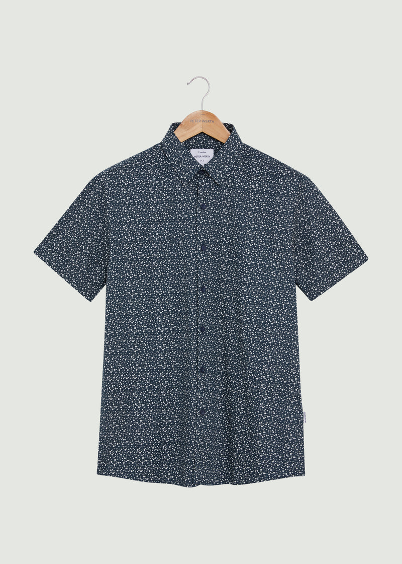 Wickersley Short Sleeved Shirt - Navy