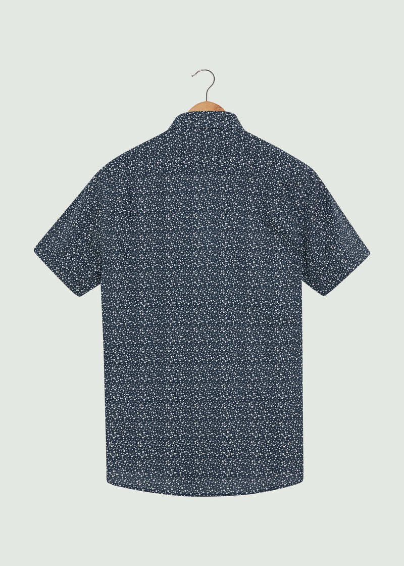 Wickersley Short Sleeved Shirt - Navy