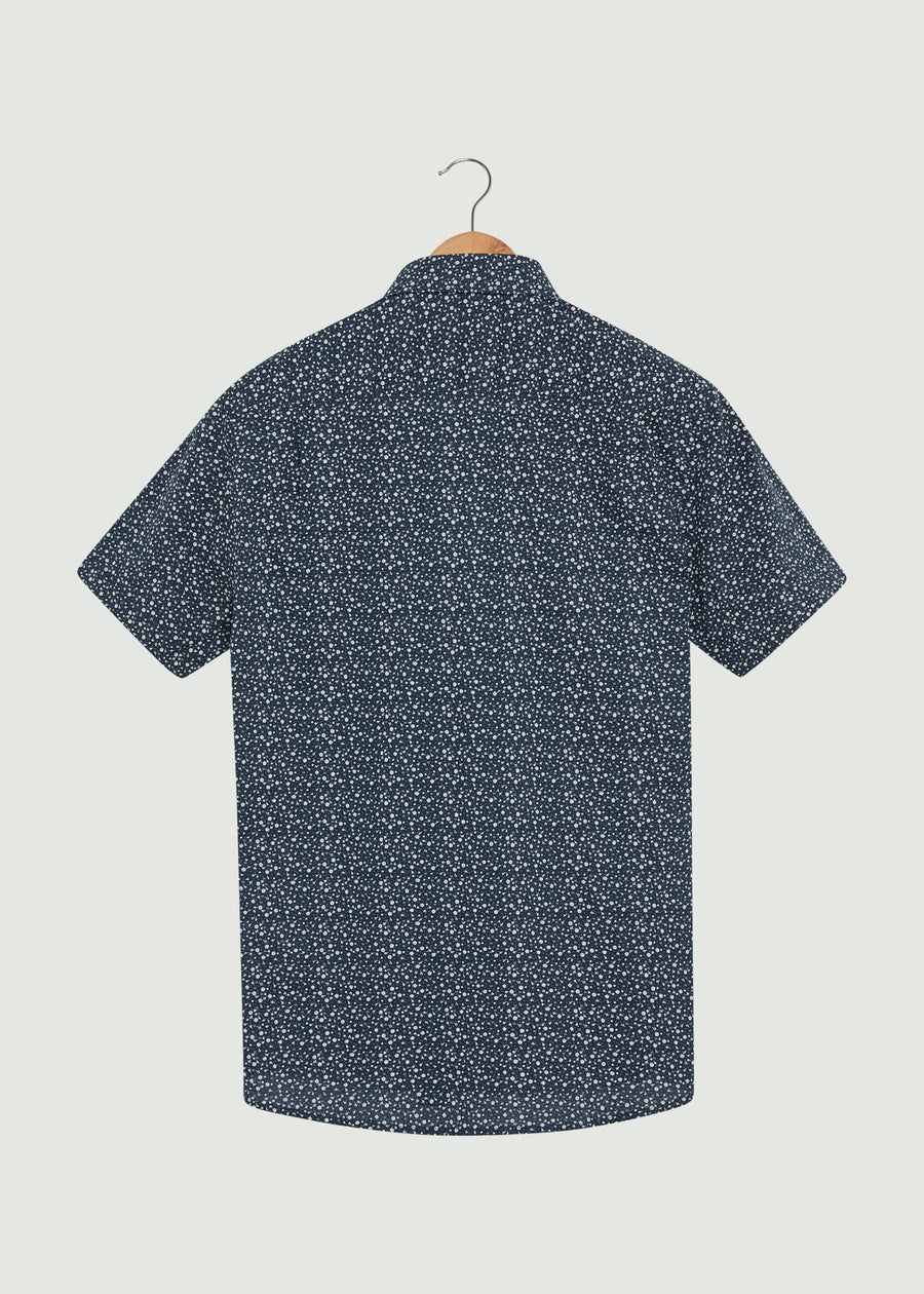 Wickersley Short Sleeve Shirt - Navy