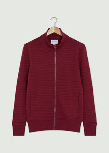 Manor Zip Up - Burgundy