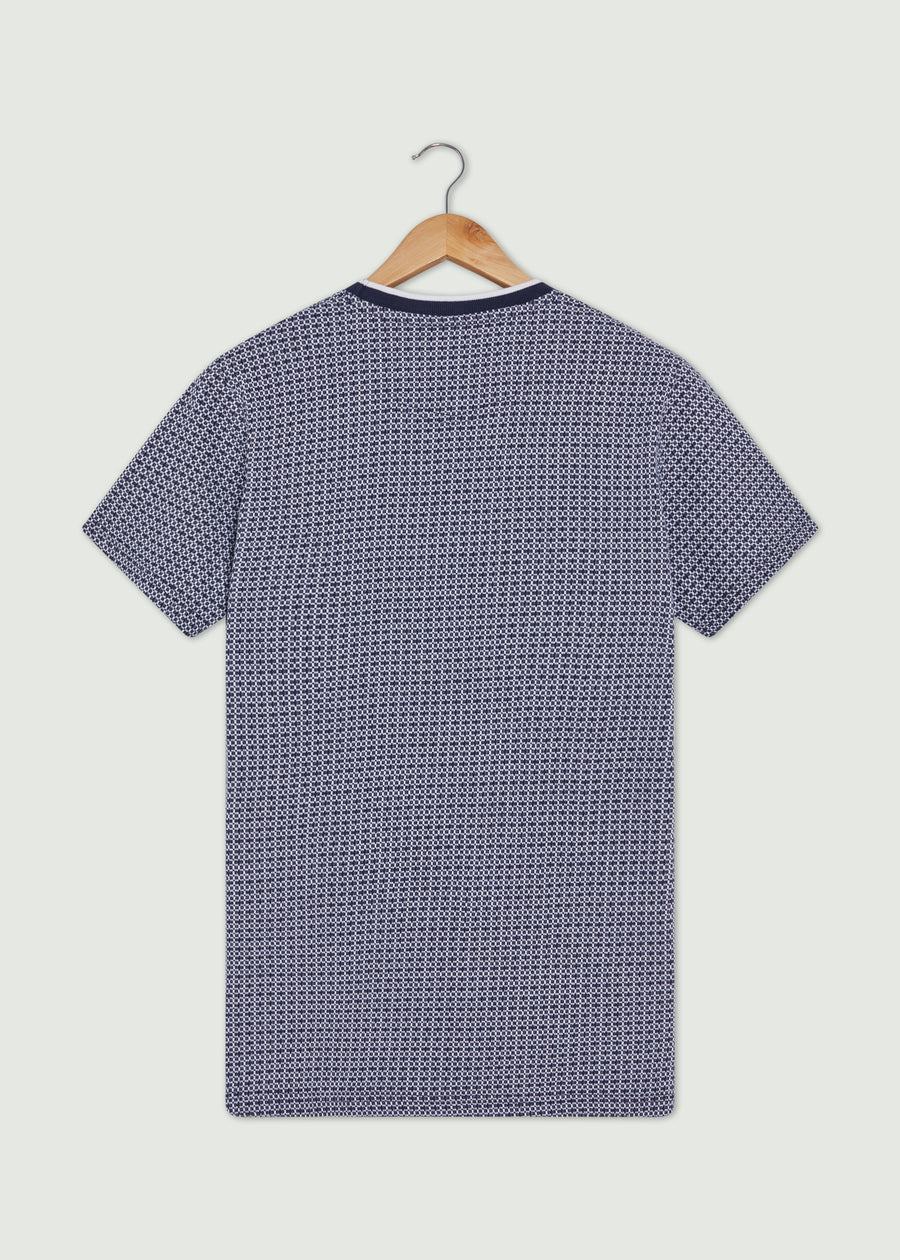 Blenheim T-Shirt - Navy/White