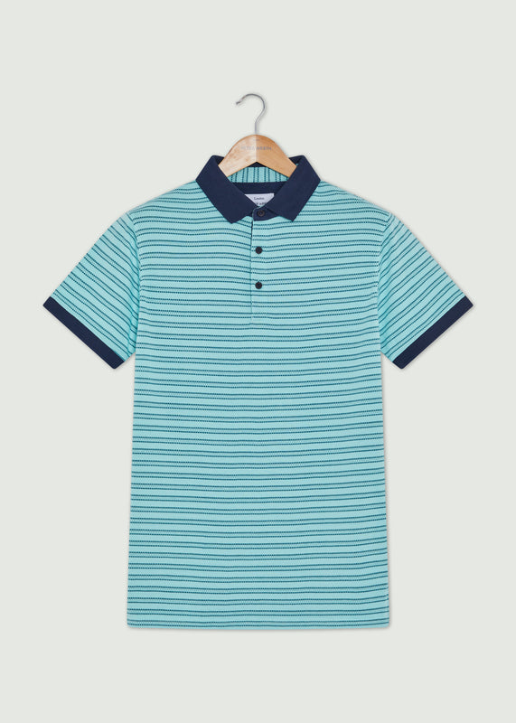 Audley Polo Shirt - Aqua