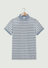 Daplyn Polo Shirt - Blue Marl/White