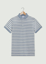 Load image into Gallery viewer, Daplyn Polo Shirt - Blue Marl/White