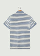Load image into Gallery viewer, Daplyn Polo Shirt - Blue Marl/White