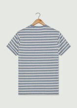 Load image into Gallery viewer, Dawes T-Shirt - Blue Marl/White