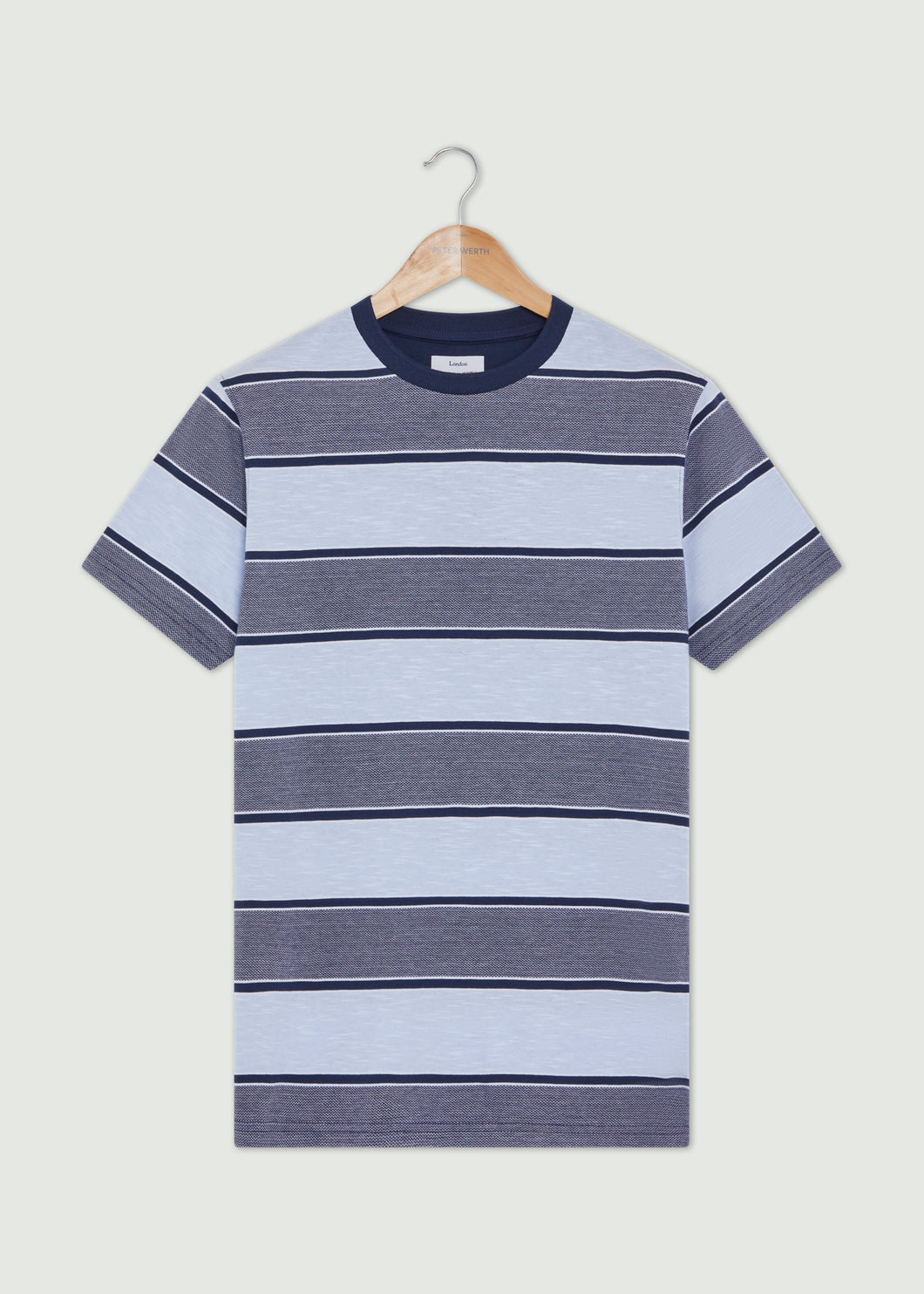 Earsby T-Shirt - Navy/Light Blue