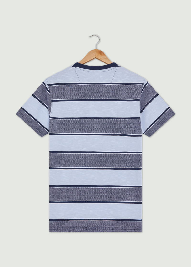 Earsby T-Shirt - Navy/Light Blue