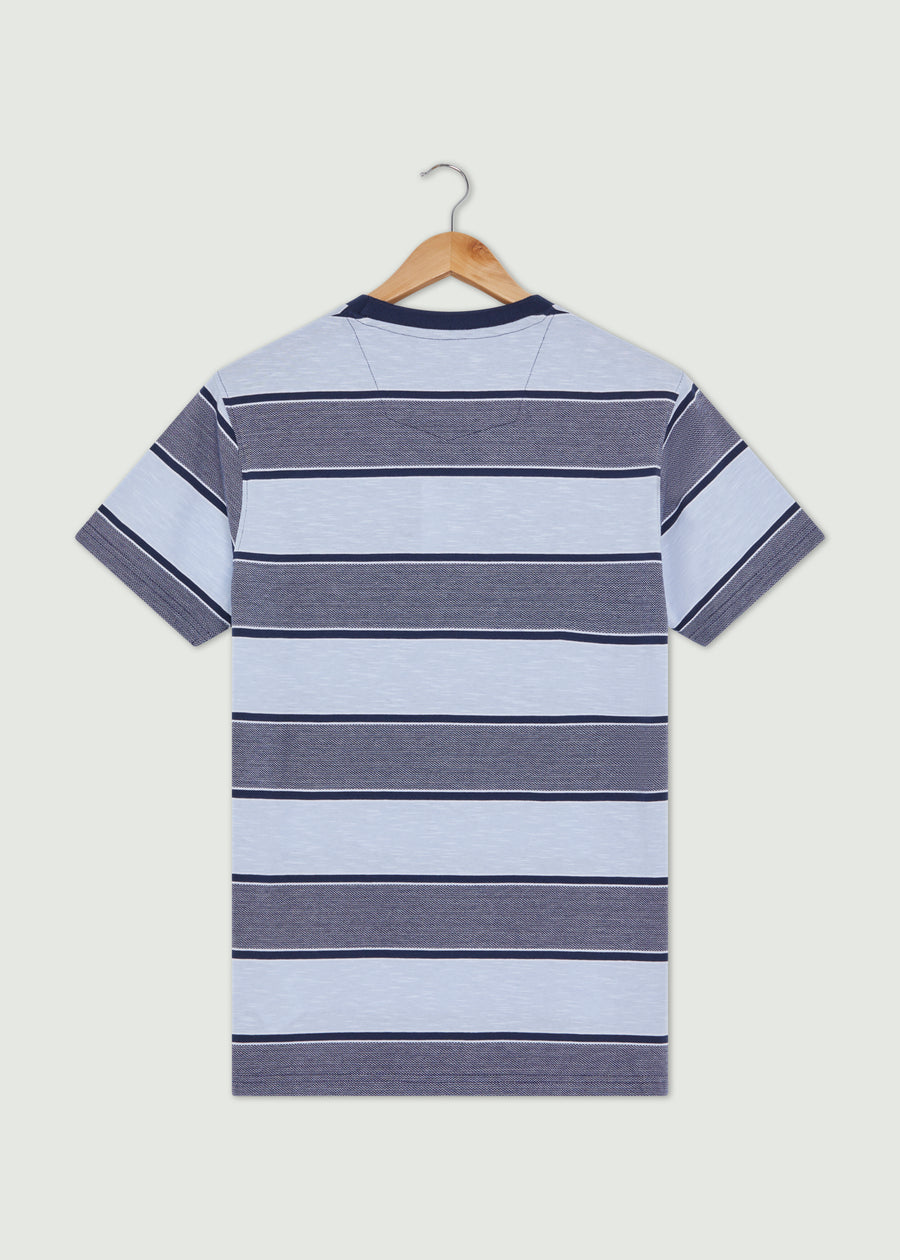 Earsby T-Shirt - Navy/Light Blue