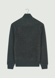Neptune Zip Up - Charcoal Marl