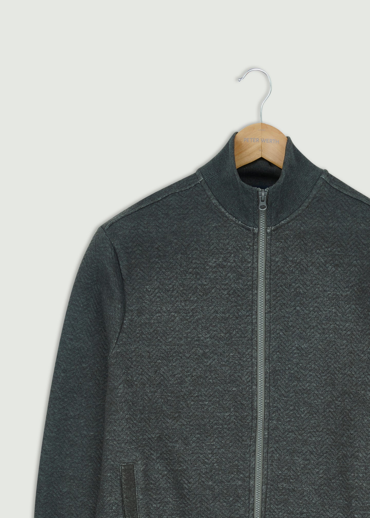 Lfc mens charcoal marl zip thru hoody hot sale