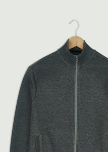 Neptune Zip Up - Charcoal Marl