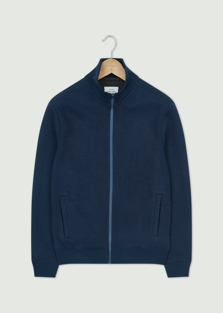 Neptune Zip Up - Dark Navy