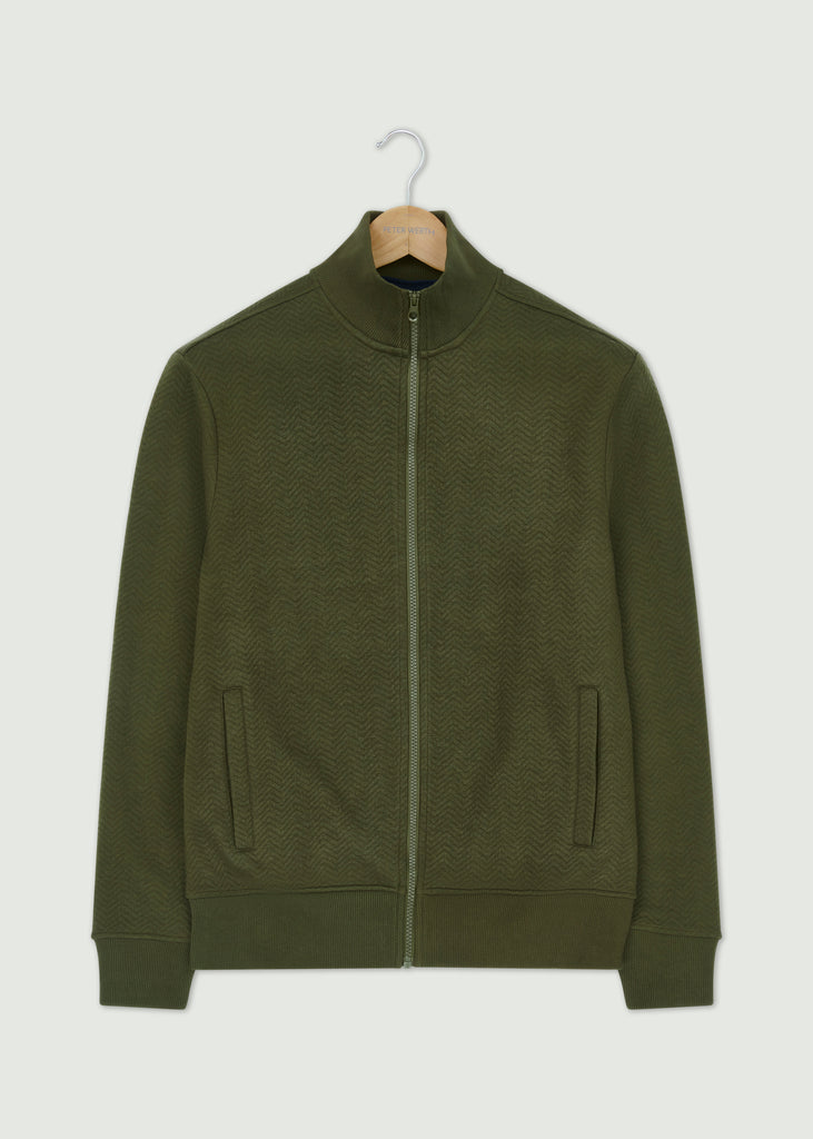Neptune Zip Up - Khaki