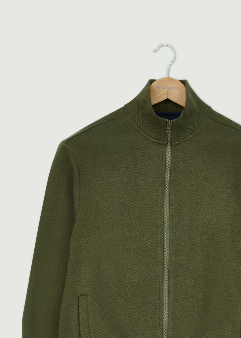 Neptune Zip Up - Khaki