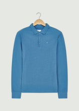 Load image into Gallery viewer, Barone Long Sleeve Polo - Blue