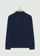 Load image into Gallery viewer, Barone Long Sleeve Polo - Dark Navy
