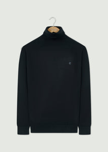 Wright Roll Neck Jumper - Black