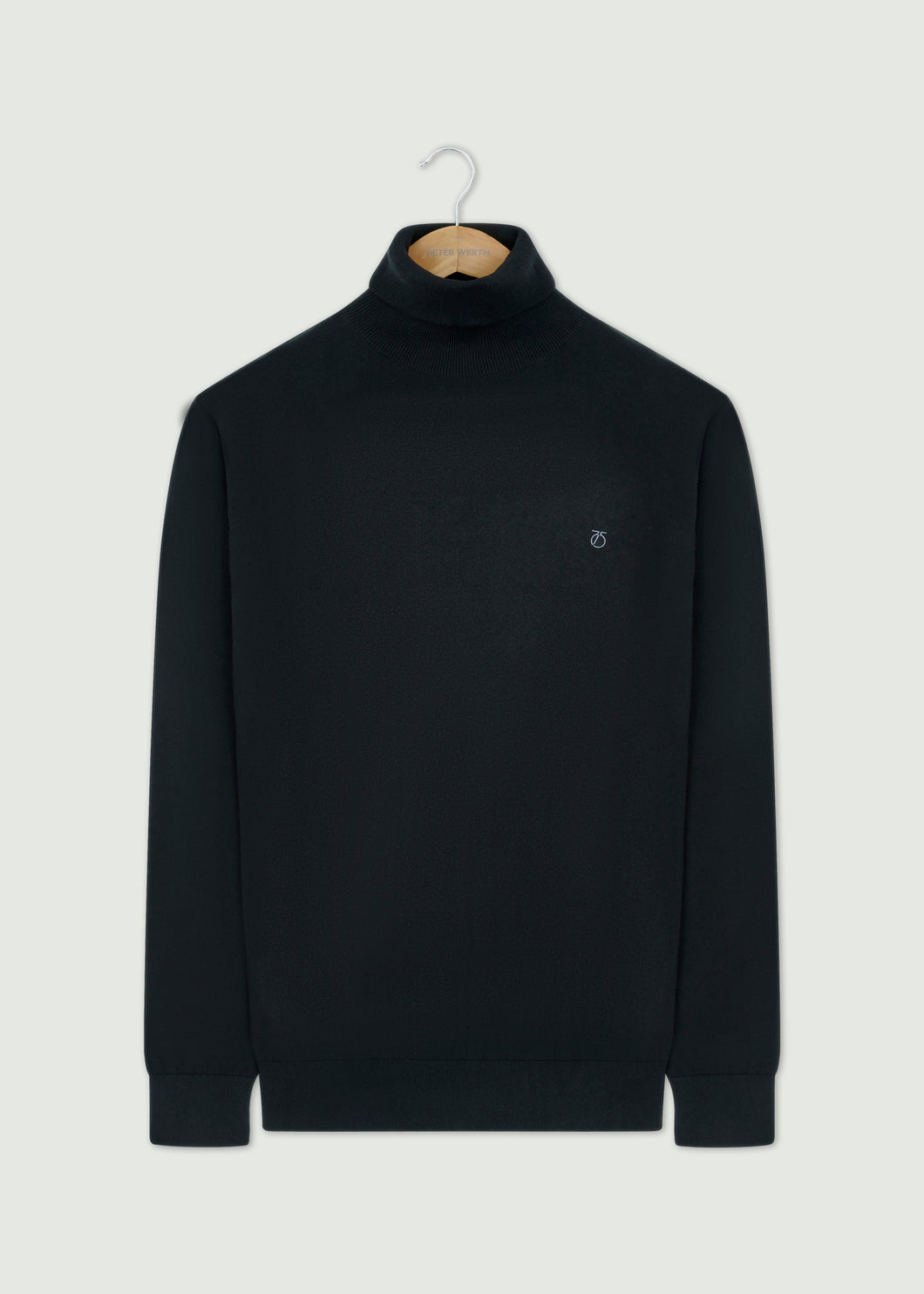 Wright Roll Neck Jumper - Black