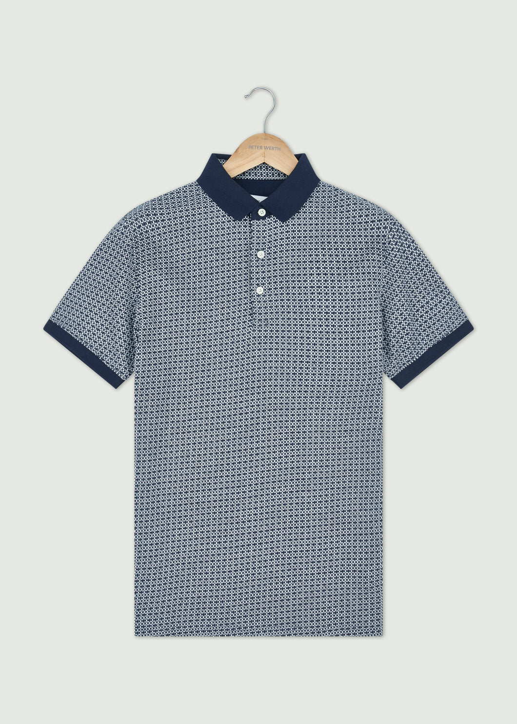 Balderton Polo Shirt - Navy/White