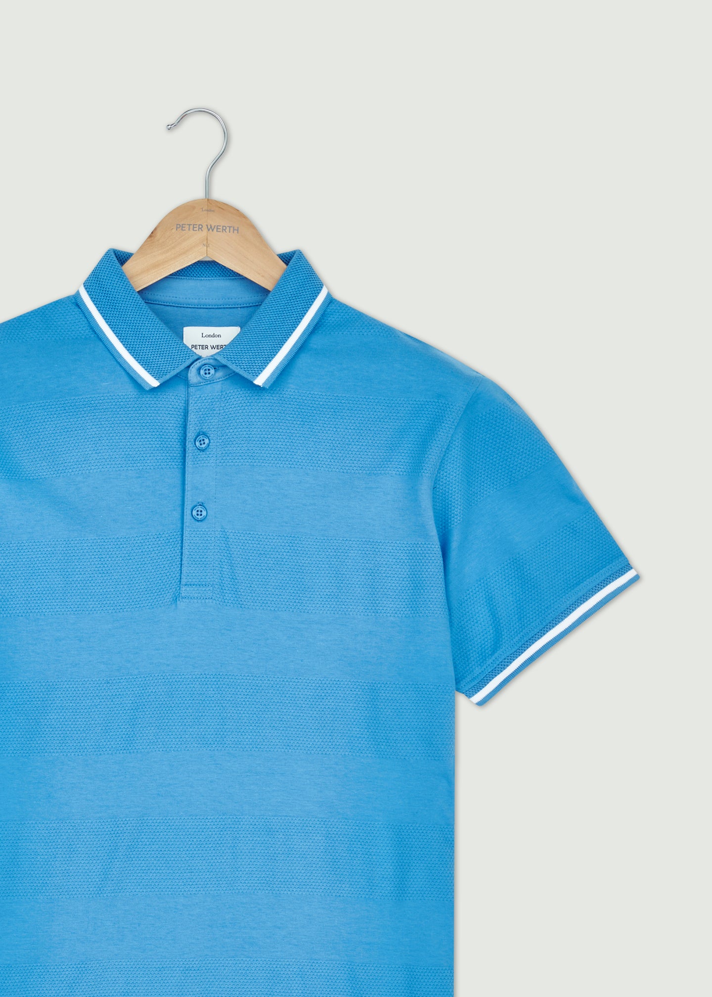 Baby blue polo shirt online