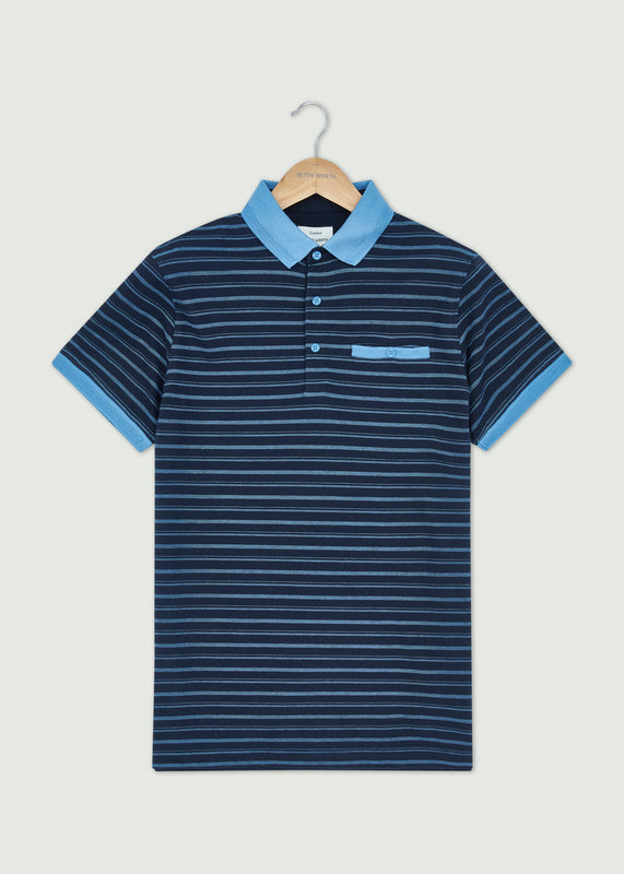 Keppel Polo Shirt - Navy/Blue