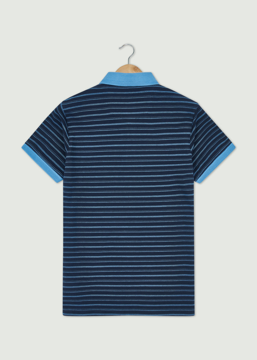 Keppel Polo Shirt - Navy/Blue