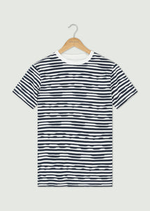 Hall T-Shirt - Navy/White