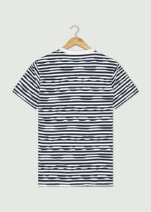 Hall T-Shirt - Navy/White