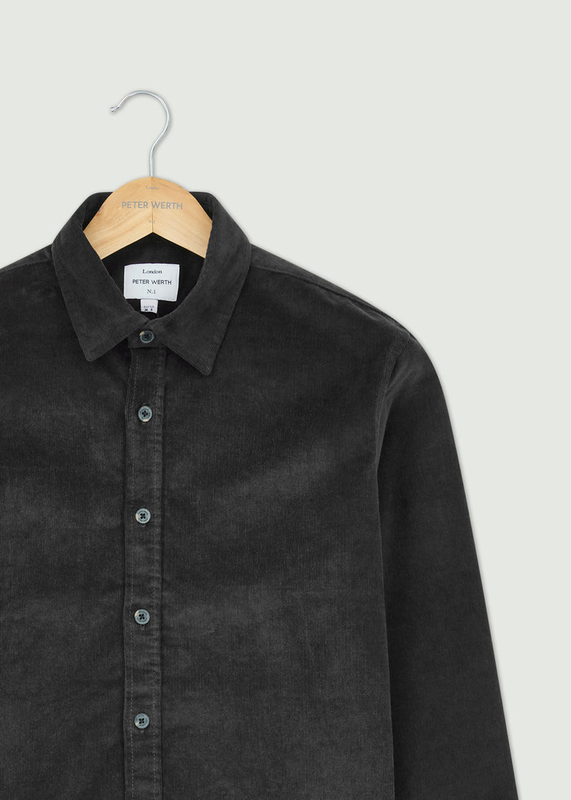 Alverston Long Sleeve Shirt - Charcoal