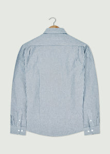 Chateau Long Sleeve Shirt - Navy/White