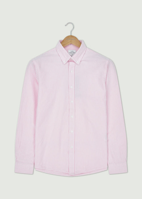 Chateau Long Sleeve Shirt - Pink/White