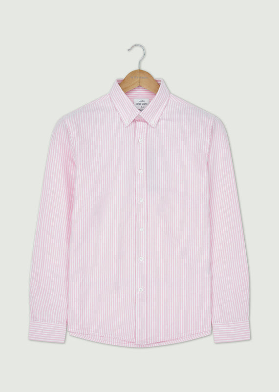 Chateau Long Sleeve Shirt - Pink/White
