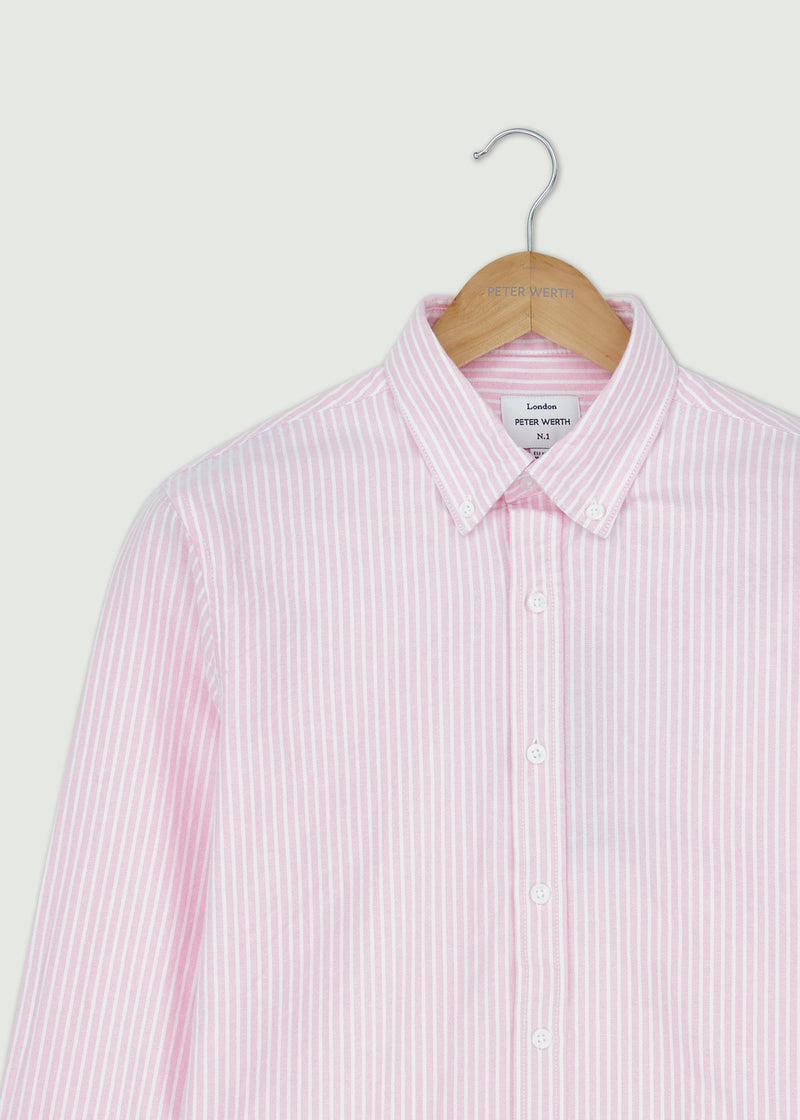 Chateau Long Sleeved Shirt - Pink/White