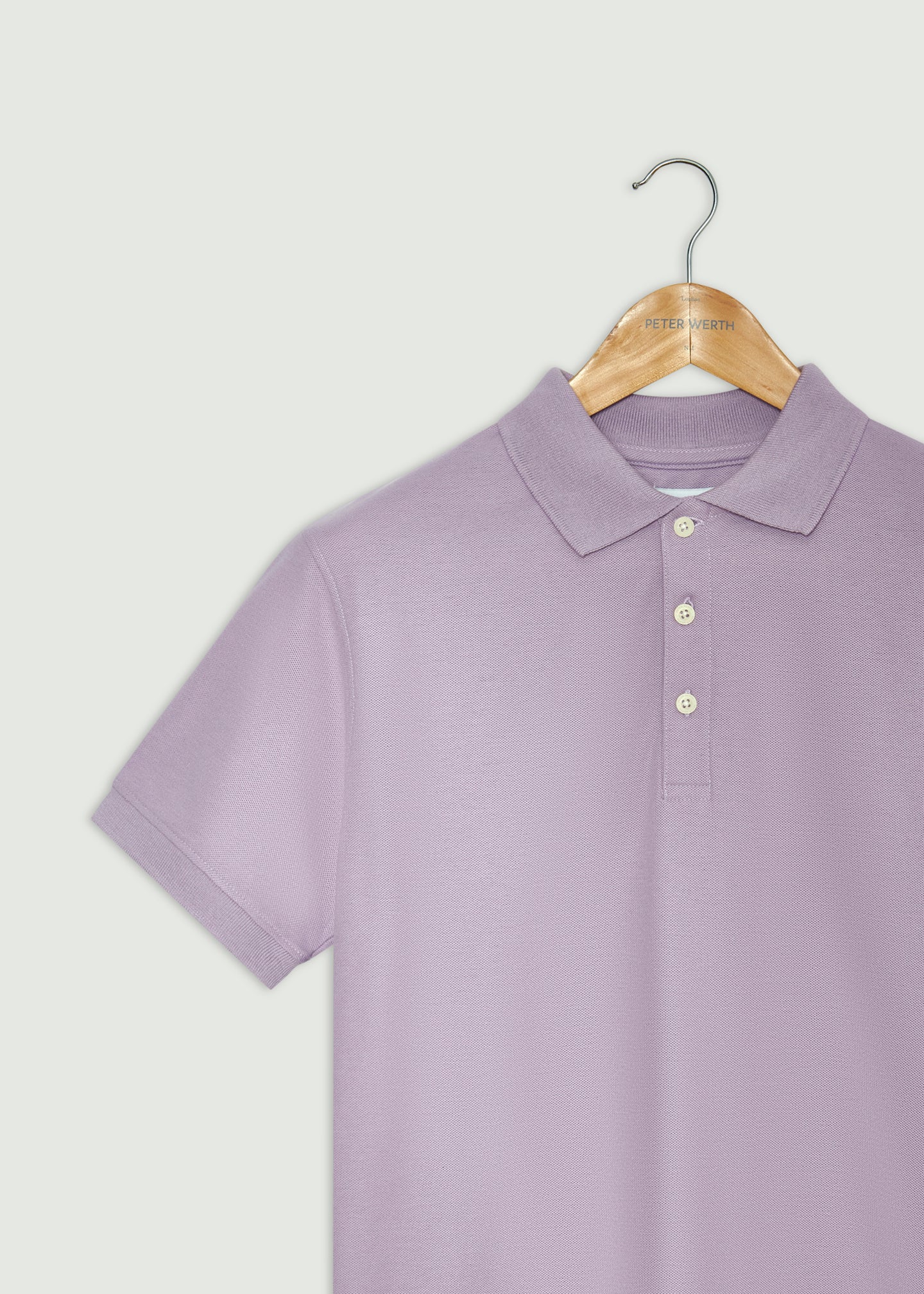 Peter Werth Arran Polo Shirt Lilac