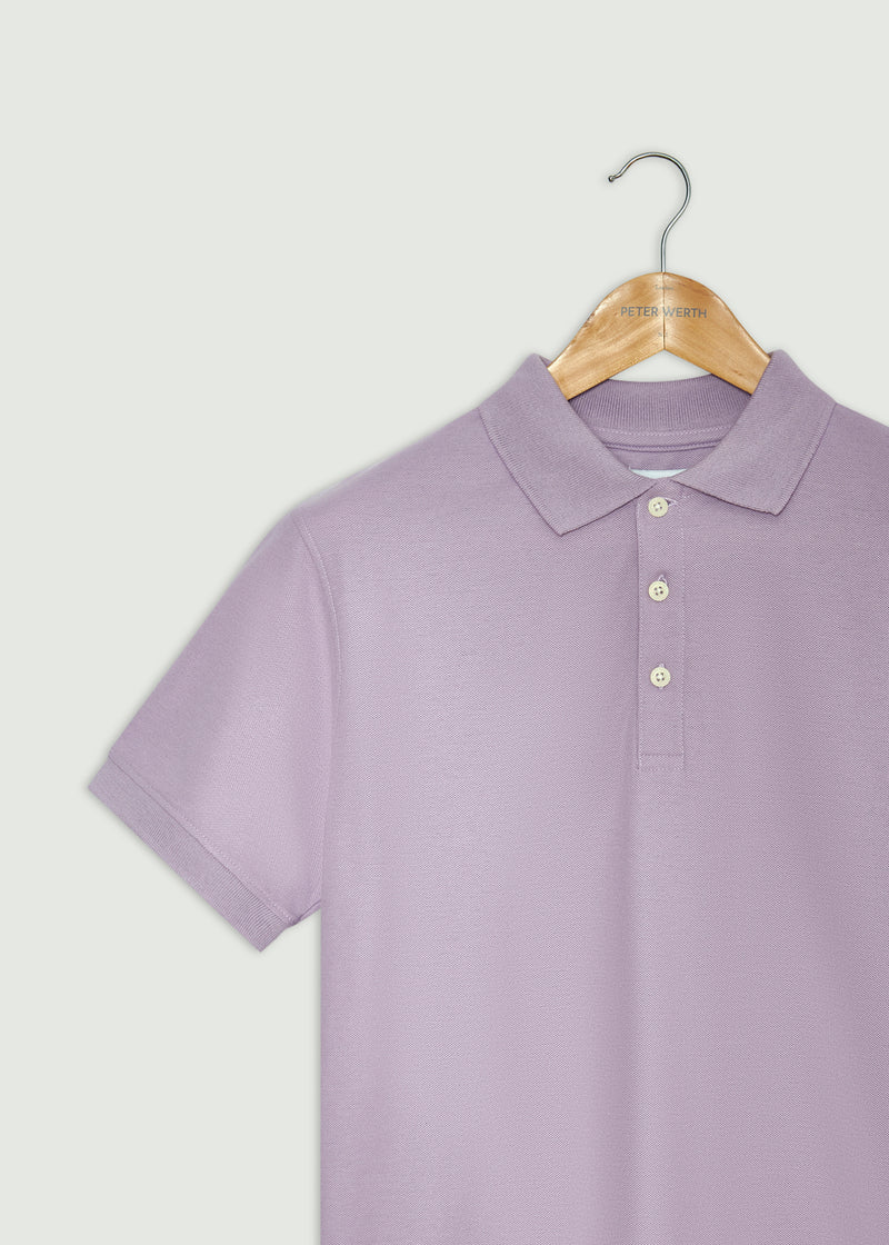 Arran Polo Shirt - Lilac