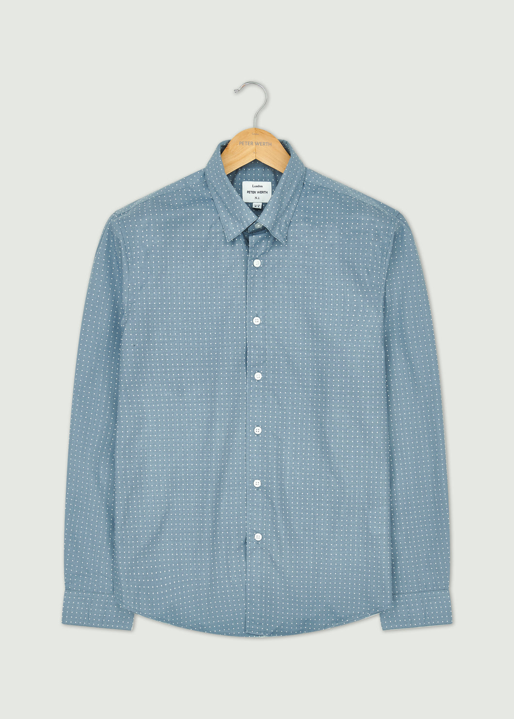 Lancel Long Sleeved Shirt - Grey/White