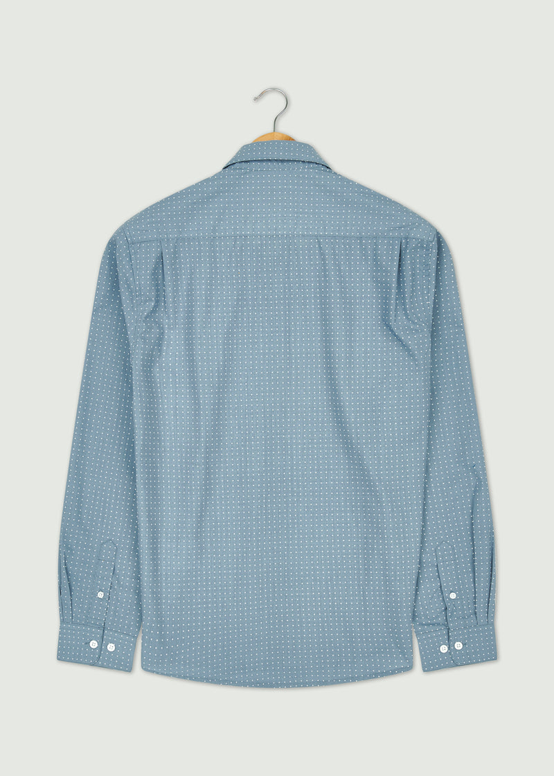 Lancel Long Sleeved Shirt - Grey/White