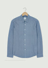 Marne Long Sleeve Shirt - Navy/Blue
