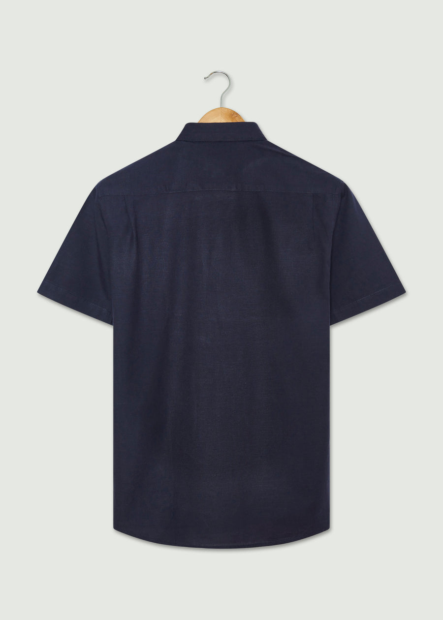 Hatchard Short Sleeve Shirt - Navy