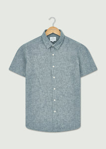 Brunel Short Sleeved Shirt - Navy