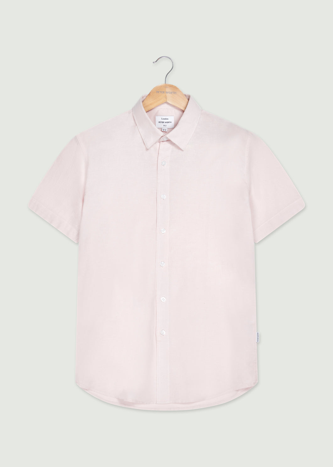 Brunel Short Sleeve Shirt Pink Peter Werth