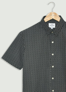 Acre Short Sleeved Shirt - Black/White