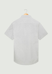 Darnley Short Sleeve Shirt - White/Navy