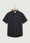 Hargrave Short Sleeve Shirt - Black/White