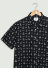 Hargrave Short Sleeve Shirt - Black/White